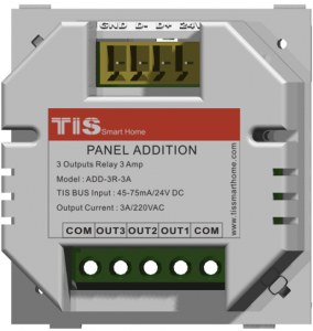 Panel Addition 3 Relay 5 Amps